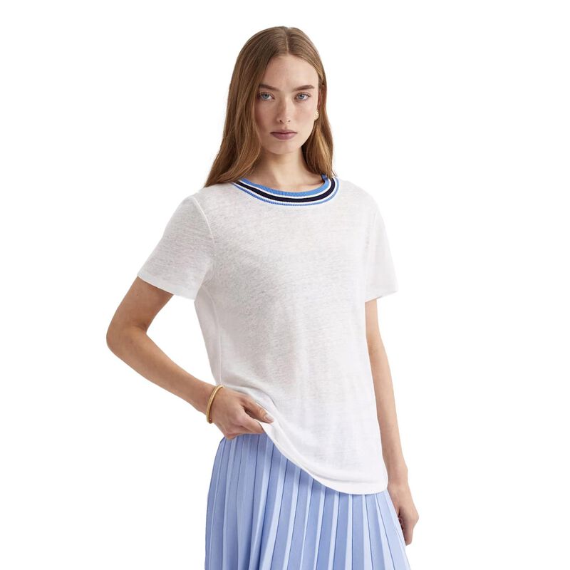 Sportscraft Tonia Rib Neck SS Tee image number 0